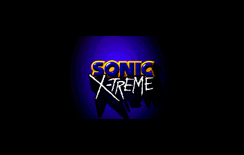 Sonic X-Treme (Unreleased Beta) Title Screen